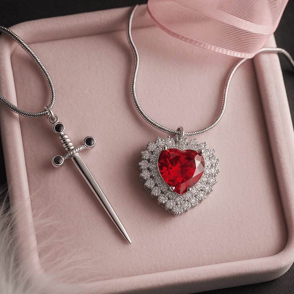 Cadena 💖Símbolo de Amor y Protección⚔️