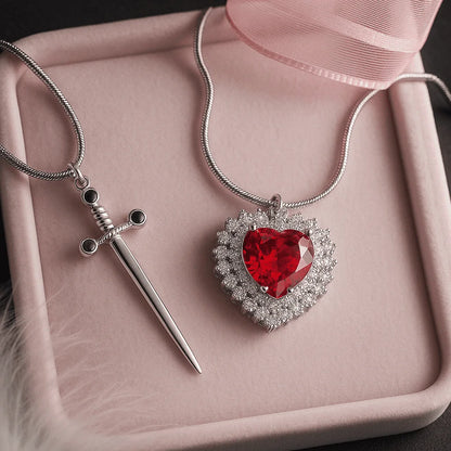 Cadena 💖Símbolo de Amor y Protección⚔️