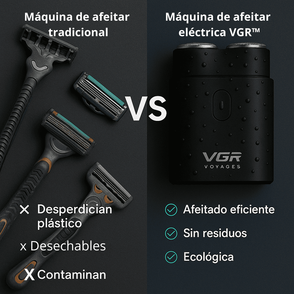 Rasuradora eléctrica VGR™-Afeitado de Precisión