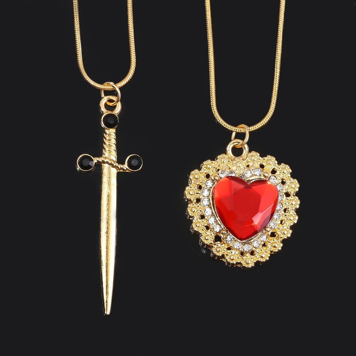 Cadena 💖Símbolo de Amor y Protección⚔️
