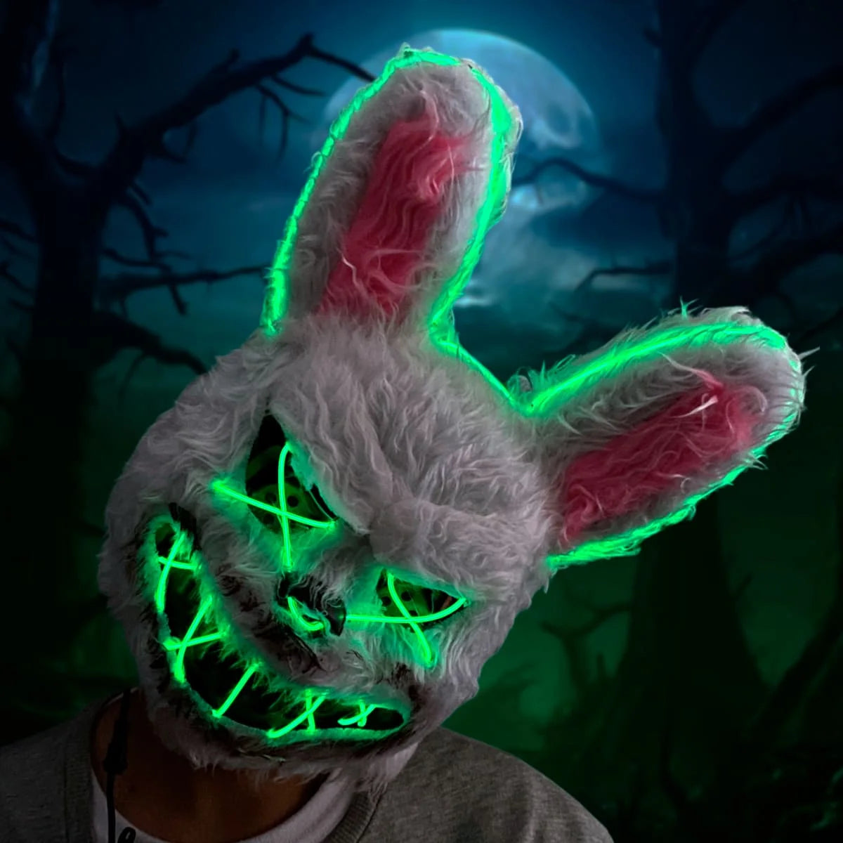 Máscaras Led Purga Conejo y Oso