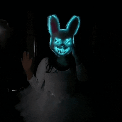 Máscaras Led Purga Conejo y Oso